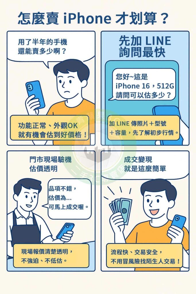想在台南賣掉二手 iPhone?本篇告訴你收購行情、估價流程與青蘋果3C 台南門市資訊,教你安全換現金!
